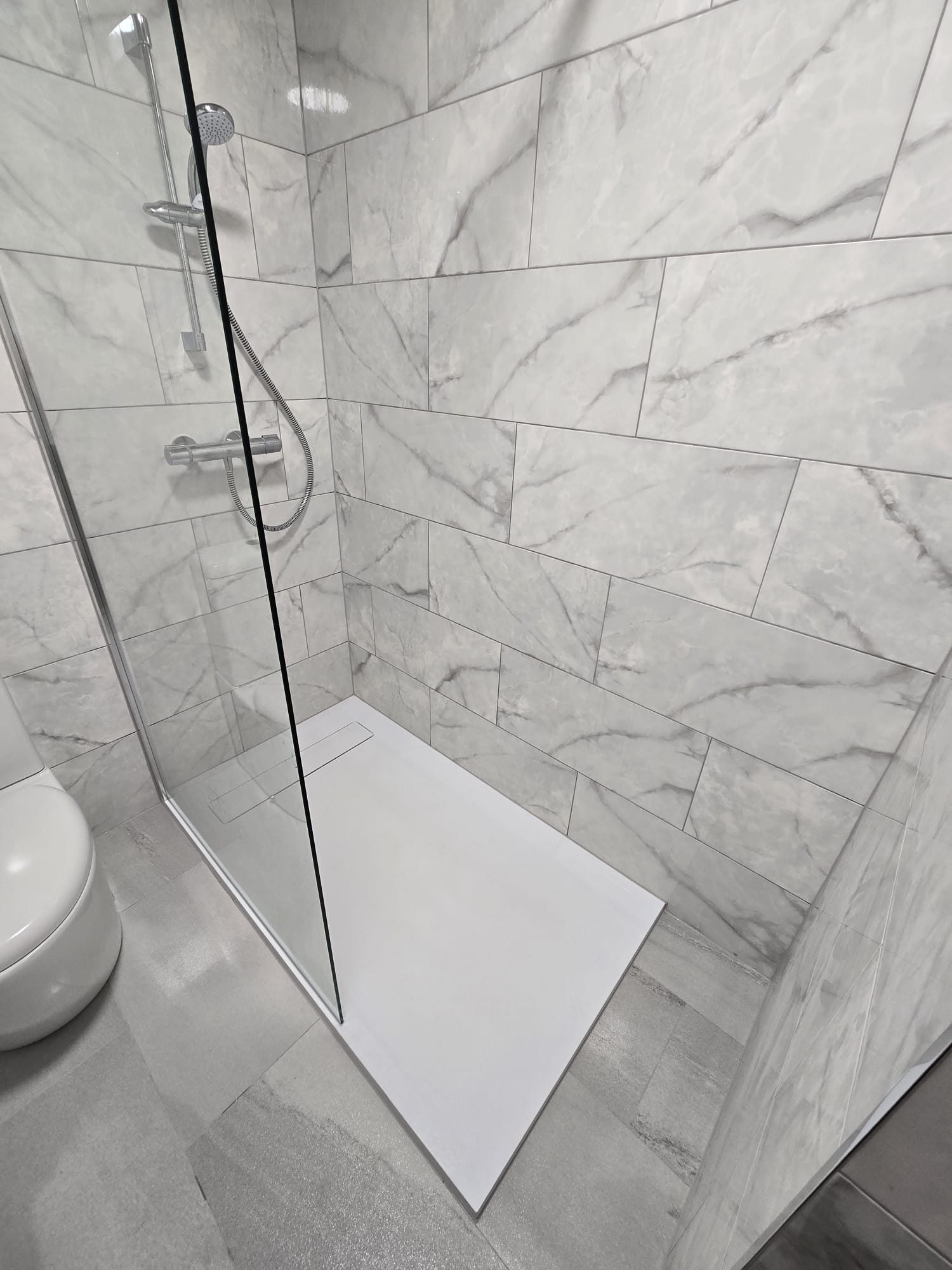 Completed bathroom refurbishment view 4