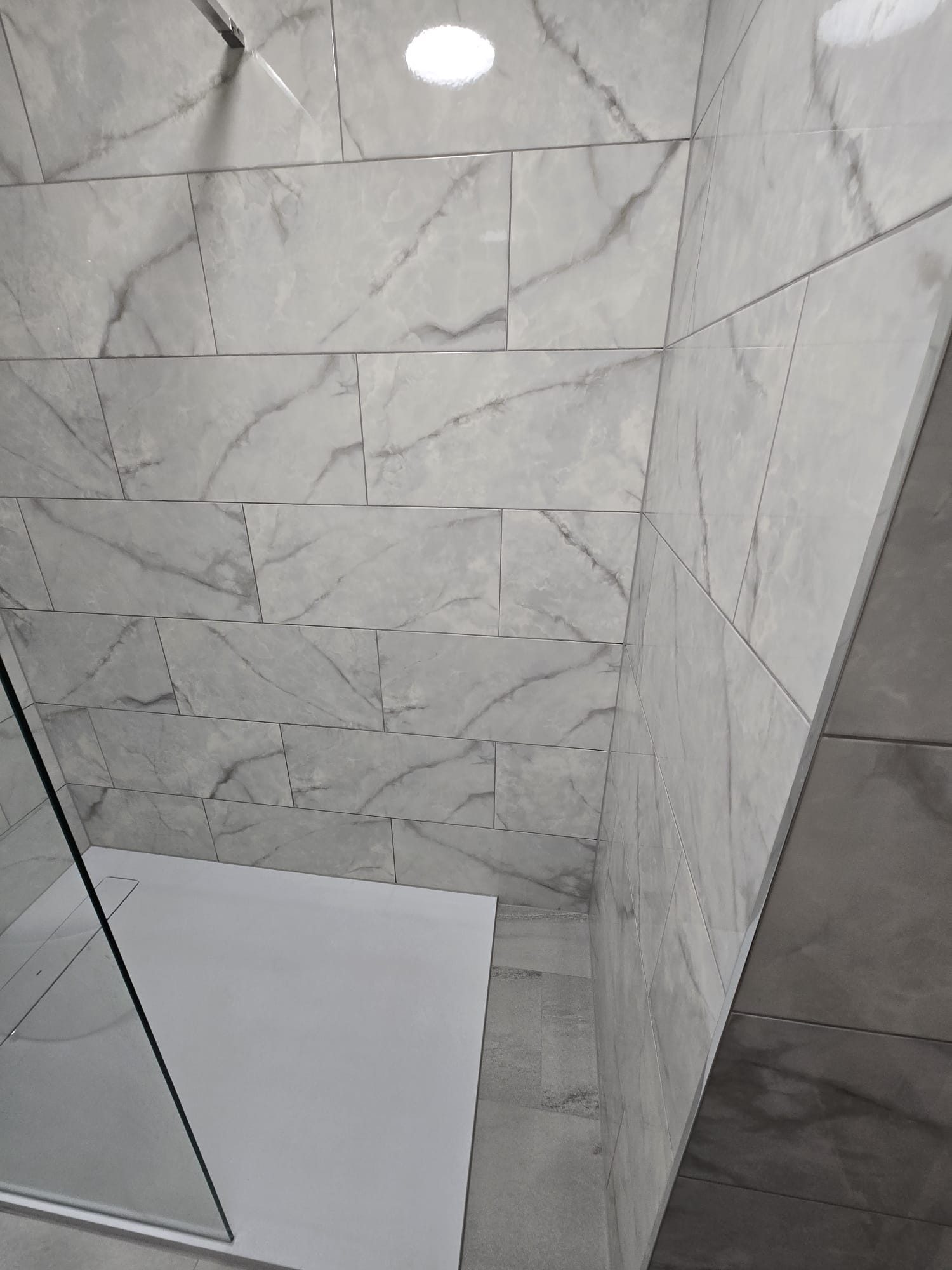 Completed bathroom refurbishment view 2